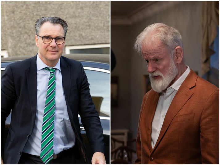 Willum Þór Þórsson heilbrigðisráðherra og Kári Stefánsson, forstjóri Íslenskrar erfðagreiningar.
