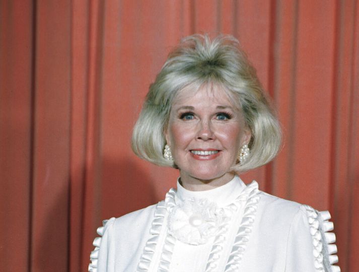 Doris Day þegar hún hlaut Cecil B. DeMille-verðlaunin á Golden Globe-hátíðinni árið 1989.