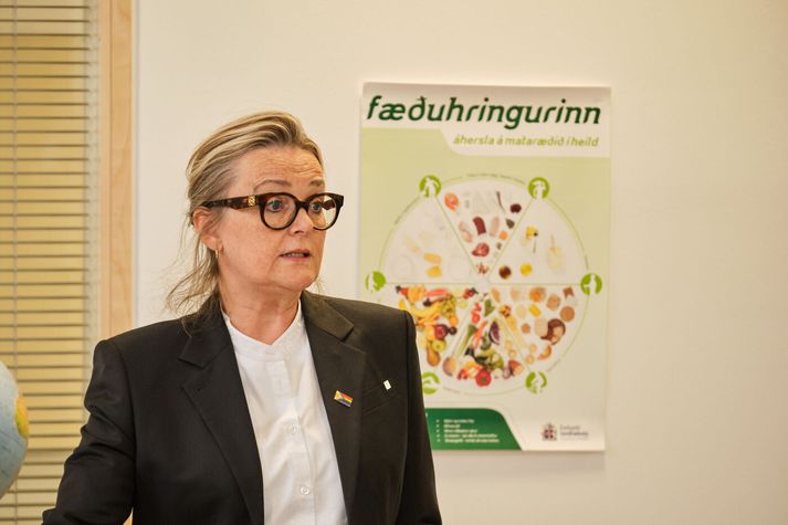 María Heimisdóttir landlæknir. 