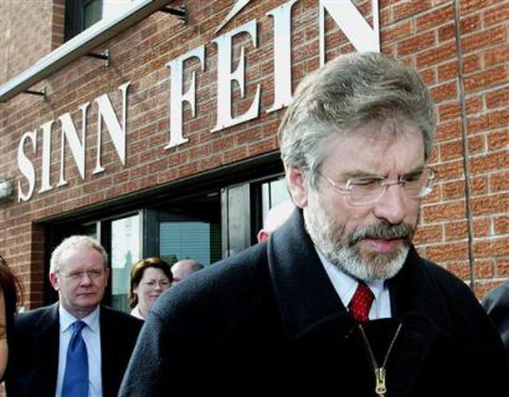Gerry Adams, þingmaður og forseti Sinn Fein.