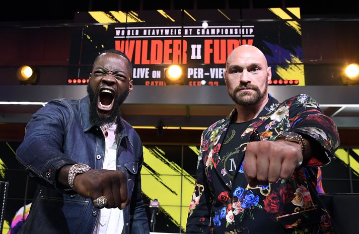 Wilder og Fury mætast öðru sinni á laugardaginn.