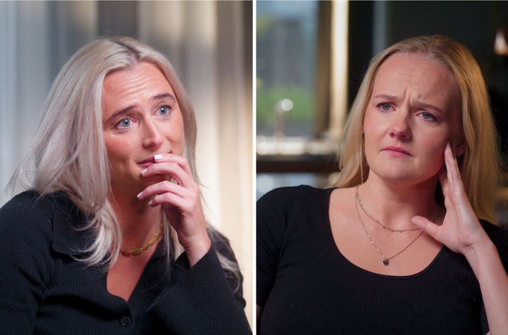 Júlíana Sara og Vala Kristín urðu meyrar þegar þær ræddu saman um lokatökur á Venjulegu fólki.