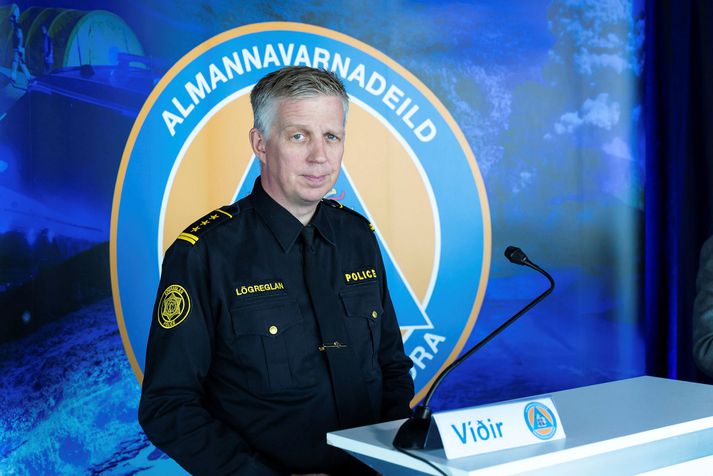 Víðir Reynisson, yfirlögregluþjónn hjá almannavarnadeild ríkislögreglustjóra.