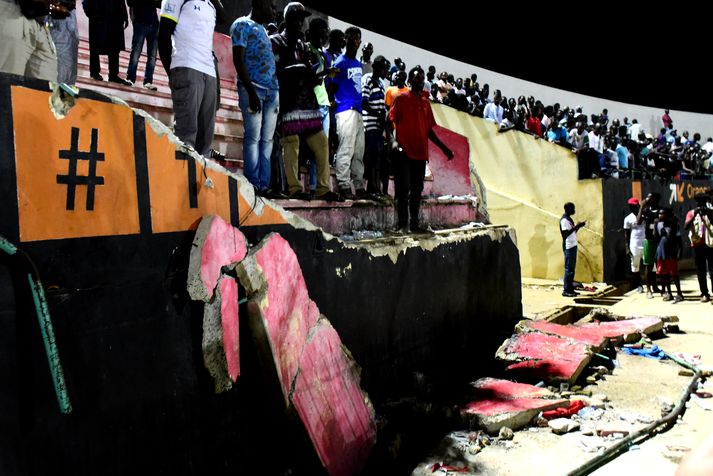 Demba Diop er í höfuðborg landsins, Dakar