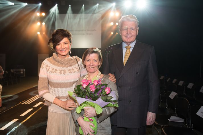 Dorrit, Helga Björg Steinþórsdóttir og Ólafur Ragnar.
