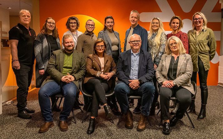 Listinn var samþykktur á félagsfundi í gærkvöldi.