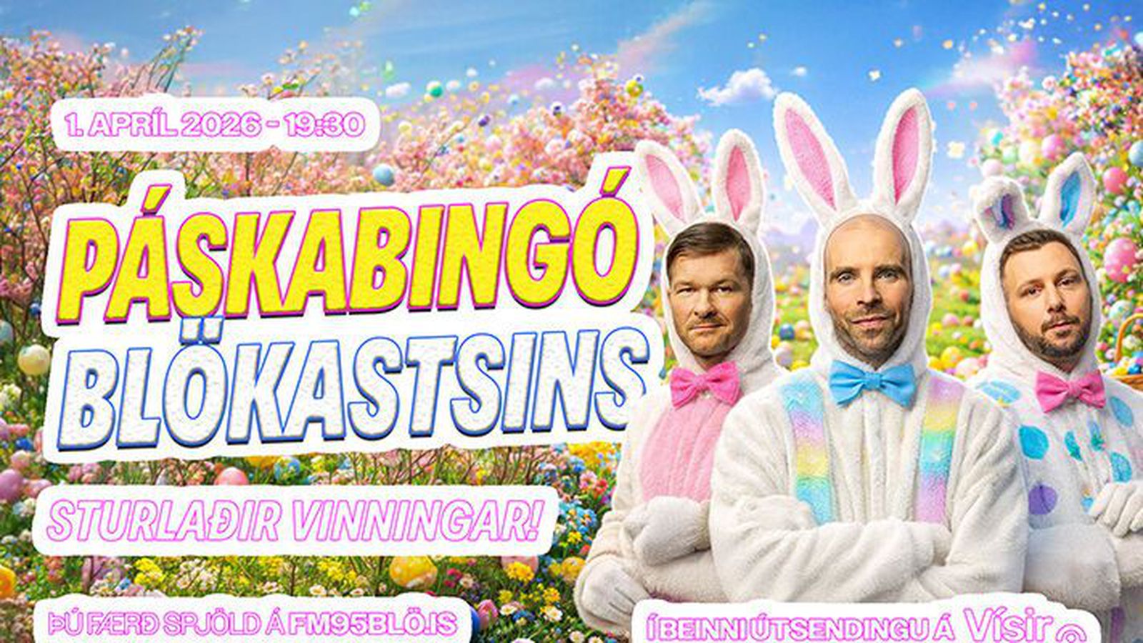Páskabingó Blökastsins er í kvöld
