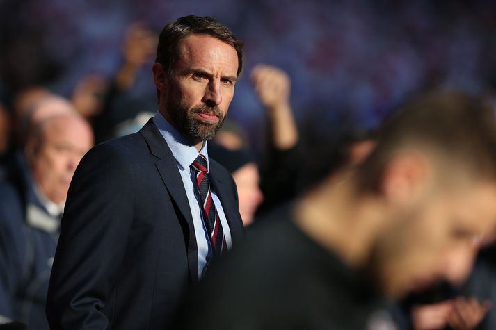 Southgate á hliðarlínunni í Þjóðadeildinni en hann hefur gert flotta hluti með England.
