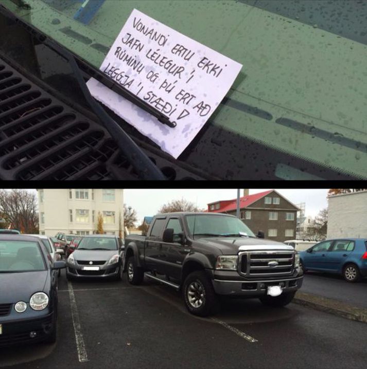 Myndirnar sem Guðrún Magnea birti á Facebook á föstudaginn.