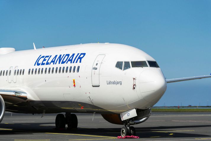 Látrabjarg er ein af Boeing MAX vélum Icelandair.