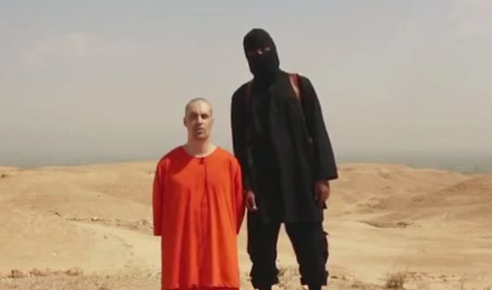 Bandaríska blaðamanninum James Foley var rænt í Sýrlandi í nóvember 2012.
