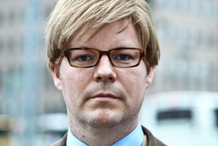 Frímann Gunnarsson opnar vefinn.