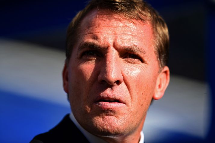 Rodgers á hliðarlínunni í dag.