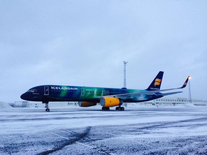 Norðurljósavél Icelandair, Hekla Aurora, hefur vakið verðskuldaða athygli.