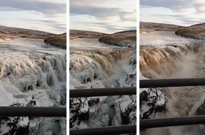 Umbreytingin átti sér stað á örfáum sekúndum