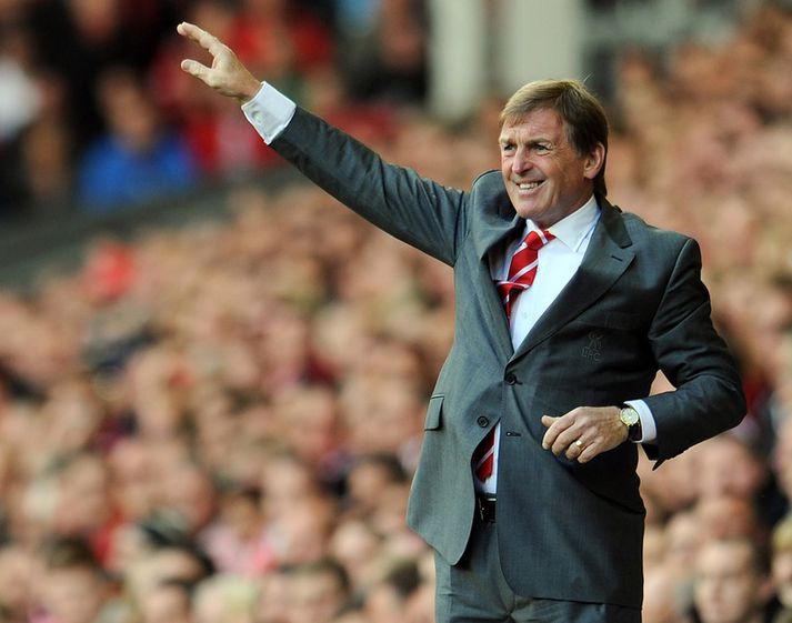 Dalglish á hliðarlínunni í dag.