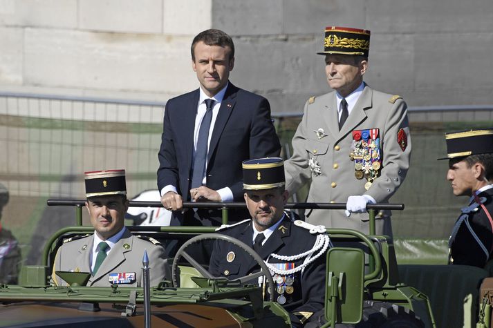 Emmanuel Macron og Pierre de Villiers.