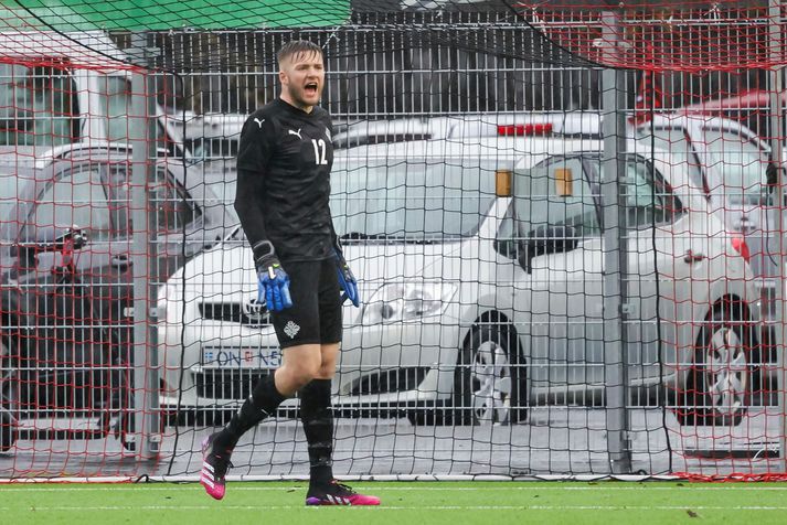 Jökull Andrésson leikur sinn fyrsta A-landsleik í dag.