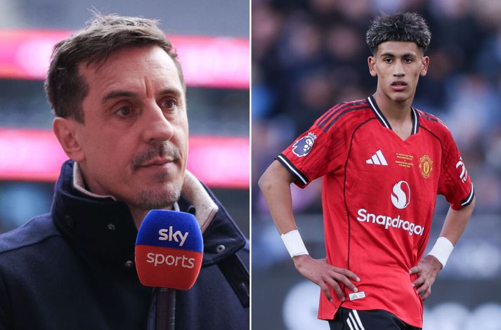 Gary Neville var hluti af hinum fræga 92 árgangi hjá Manchester United og átti glæsta tíma hjá félaginu. Hann hefur áhyggjur af því hvernig fulltrúar hins 15 ára gamla JJ Gabriel eru að fara með hans mál.