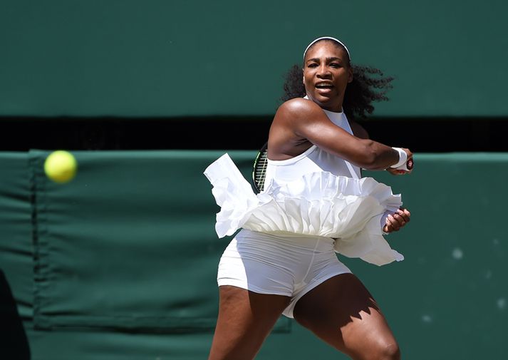 Serena Williams á ferðinni í dag.