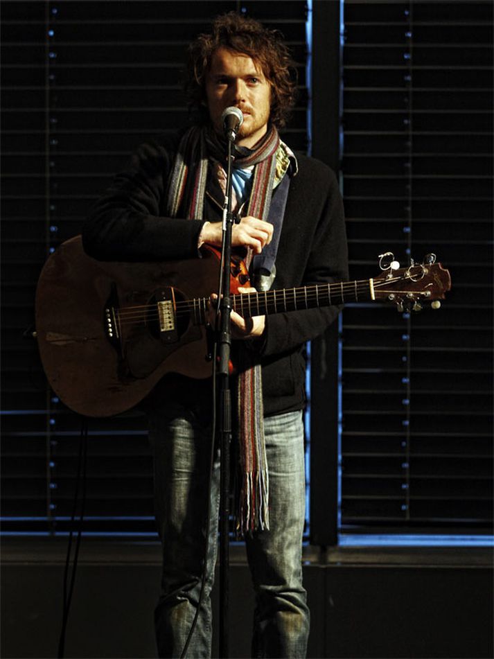 Damien Rice í Ráðhúsinu í nóvember, þar sem hann stóð fyrir sérstakri náttúruvæðingu. Hann kemur aftur hingað til lands og heldur tónleika í næstu viku.