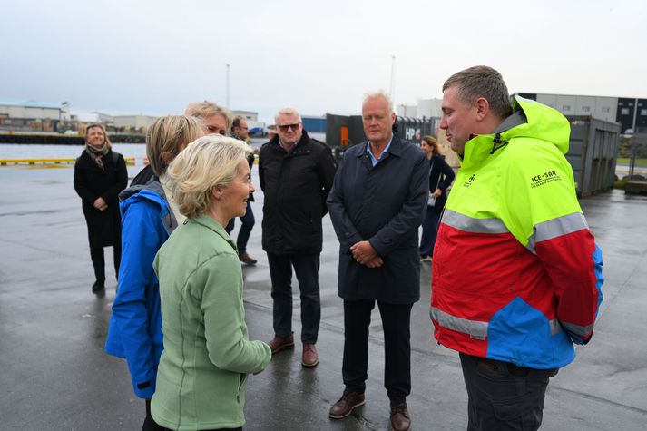 Málin rædd í Grindavíkurferð Ursulu Von der Leyen framkvæmdastjóra Evrópusambandsins.