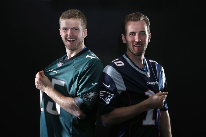 Tottenham-mennirnir Eric Dier og Harry Kane eru miklir NFL-áhugamenn.