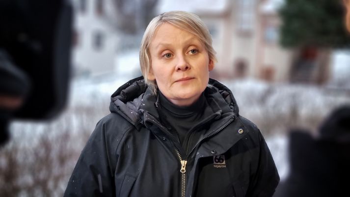 Sólveig Anna Jónsdóttir formaður Eflingar segir tilboð SA með öllu óviðunandi.