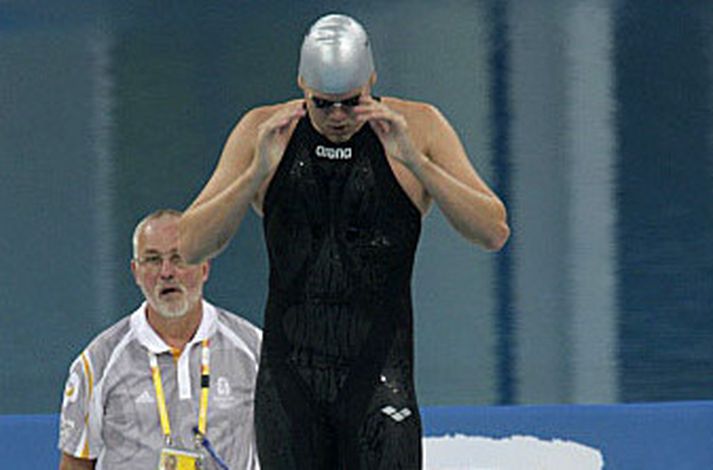 Örn Arnarson í Peking.