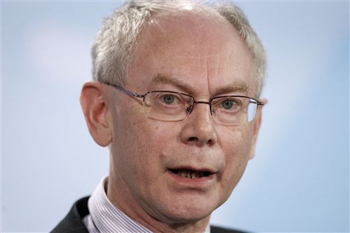 Herman Van Rompuy fyrsti forseti Evrópusambandsins.