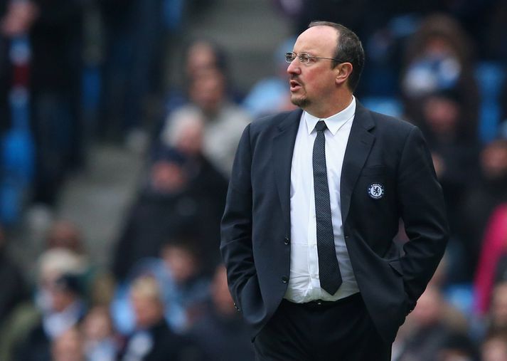 Benitez er hann var að stýra Chelsea.
