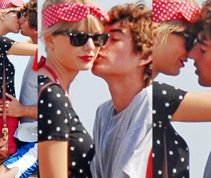 Ástin blómstrar hjá Taylor.