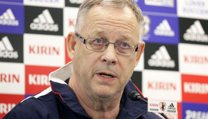 Lars Lagerbäck, landsliðsþjálfari Íslands.
