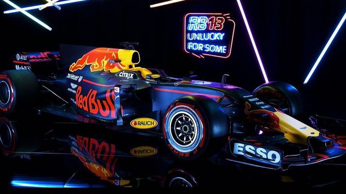 RB13 bíll Red Bull liðsins.