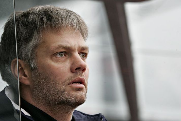 kominn í brúna Ríkharður mun reyna fyrir sér í fyrsta skipti sem aðalþjálfari.