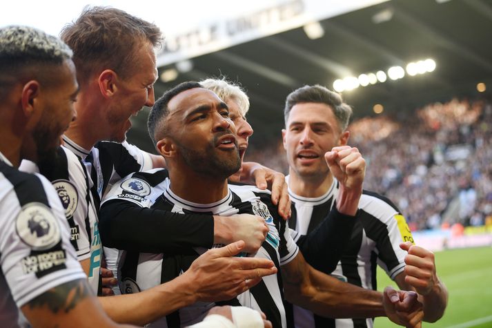 Callum Wilson skoraði seinna mark Newcastle í dag.