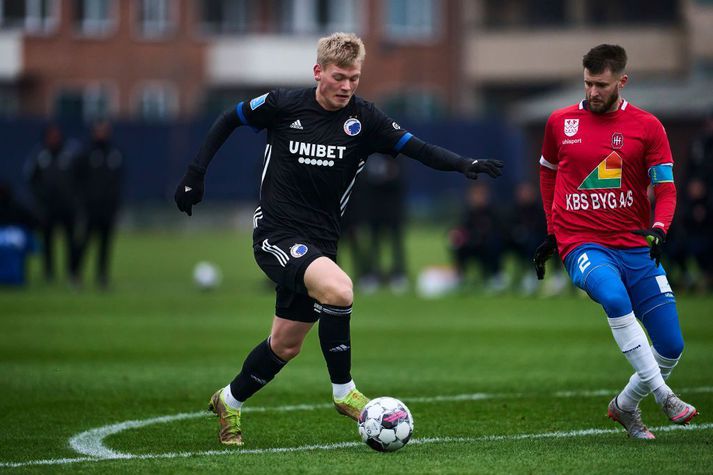 Orri Steinn Óskarsson, leikmaður FCK, skoraði mark Íslands í dag.