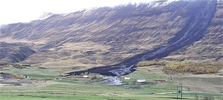 Þessi mynd var tekin klukkan 14:50 í dag.