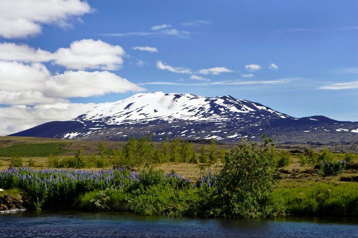 Maðurinn varð viðskila við ferðafélaga sína á Heklu.