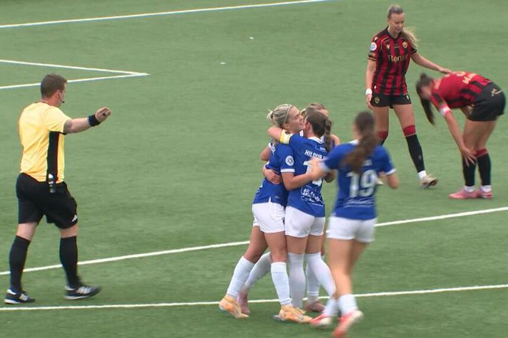 Alda Ólafsdóttir skoraði tvö mörk og sendi Víkingskonur niður í botnsæti Bestu deildarinnar.