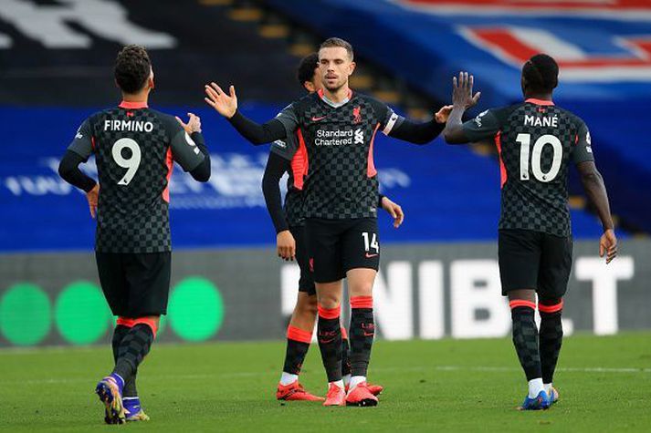 Jordan Henderson er í liðinu en Roberto Firmino og Sadio Mane ekki.