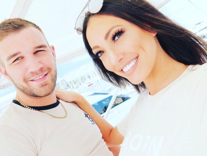 Aaron Armstrong og Sophie Gradon.