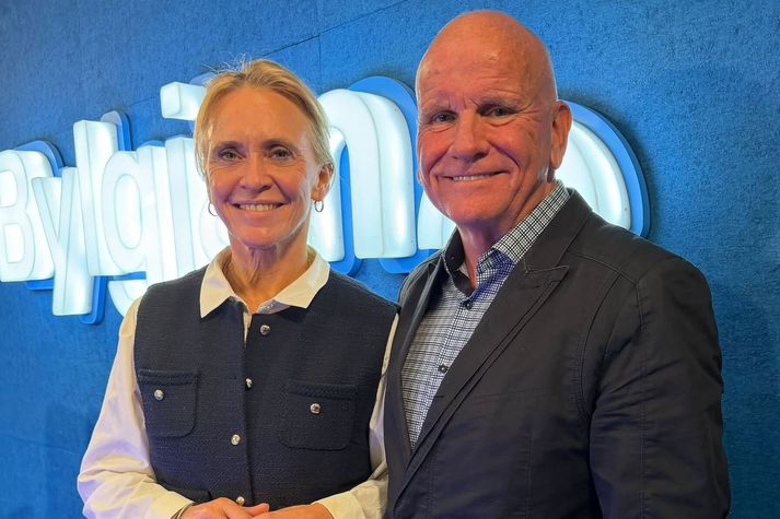 Þorgerður Katrín ræðir við Pál Magnússon í Sprengisandi í dag. 