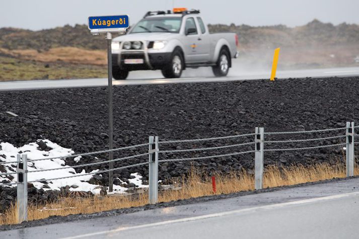 Icy patches and snow are expected on most roads in South Iceland today.