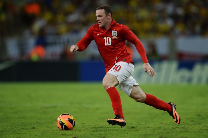 Rooney í leik með enska landsliðinu.