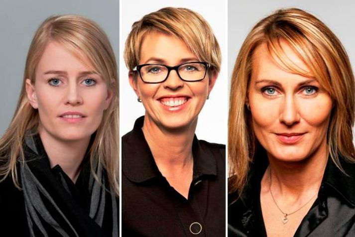 Frá vinstri: Linda Jónsdóttir, Hrefna Ösp Sigfinnsdóttir og Auður Björk Guðmundsdóttir.