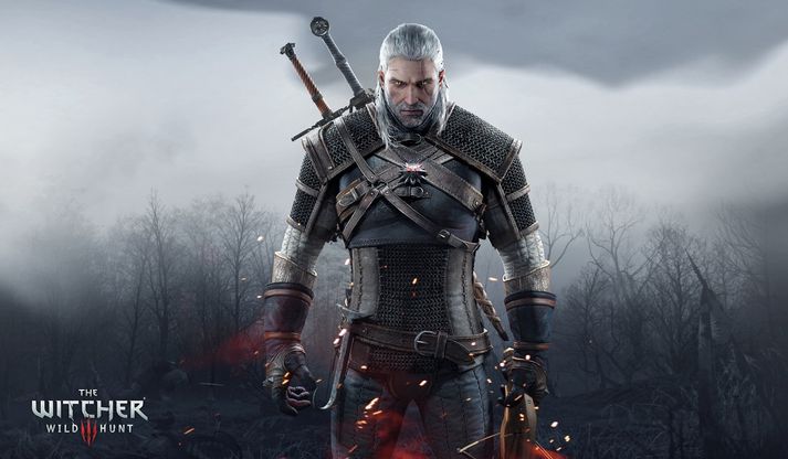 Witcher leikirnir fjalla um skrímslaveiðimanninn Geralt. Netflix vinnur nú að gerð sjónvarpsþátta sem eru einnig byggðir á bókum Sapkowski.
