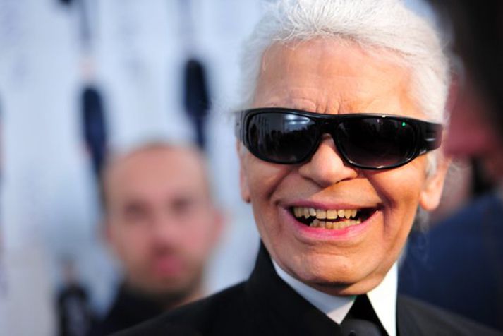 Karl Lagerfeld er með þeim furðulegri í tískuheiminum.