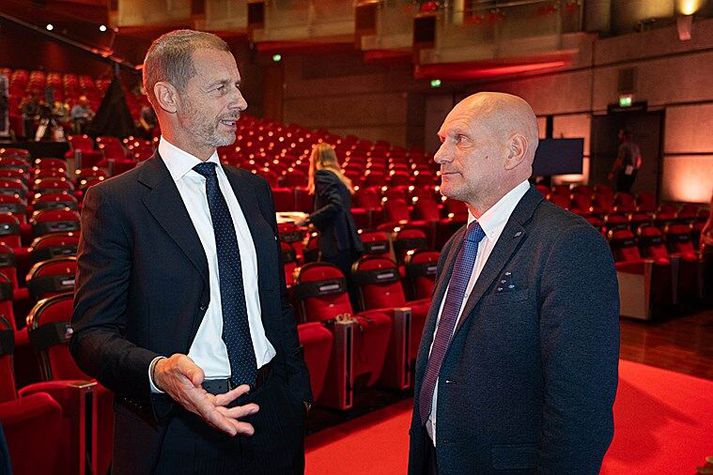 Alexander Ceferin og Þorvaldur Örlygsson fóru yfir málin í síðustu viku.