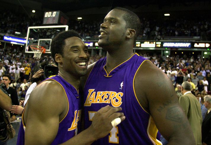 Shaquille O'Neal og Kobe Bryant komu báðir til Los Angeles Lakers 1996. Þeir urðu þrisvar sinnum NBA-meistarar saman með liðinu.